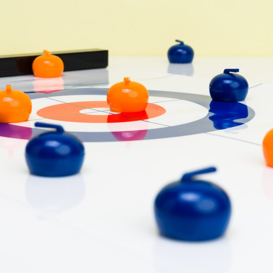 Curling Game Voor Op Tafel