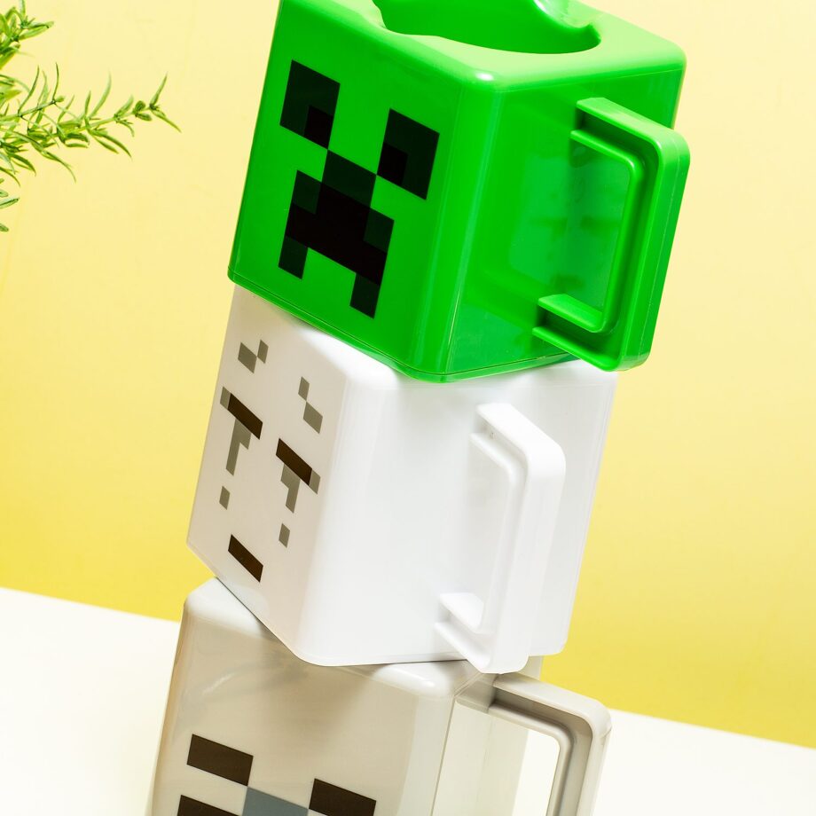 Minecraft Stapelbare mokken (set van 3)