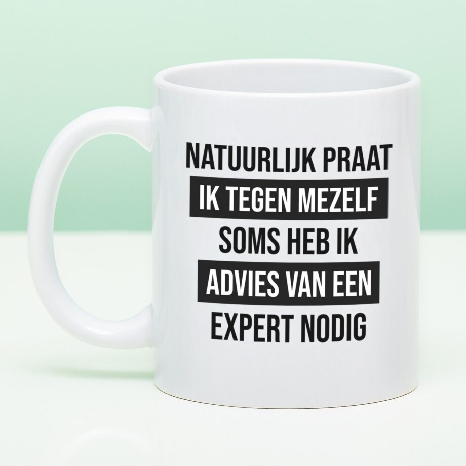 Mok Natuurlijk praat ik tegen mezelf