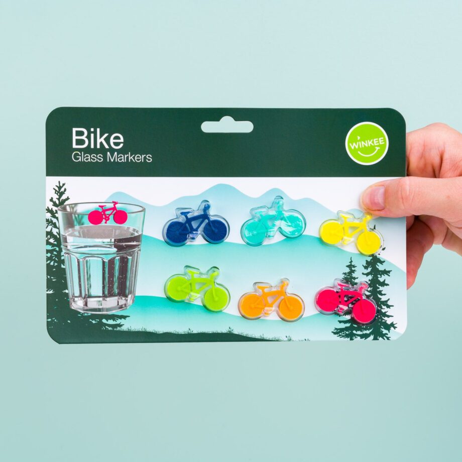 Fiets glasmarkeerders (set van 6)